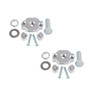 2016-2026 CFMoto CForce 2 Pack Aluminum Quick Attach Accessory Anchor Mounts Kit Silver Generic
