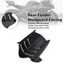 2009-2025 Kawasaki ZX-6R 636 Rear Fender Mudguard Fairing Black Generic