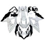 2008-2009-2010 Suzuki GSXR 600 750 White Alstare Corona Racing Amotopart Fairings Customs Fairing