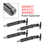 Cummins B3.3 QSB3.3 Engine 4Pcs Fuel Injector 4089877 4955572 4944482 Generic