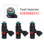 2003-2014 Skoda Fabia I II 3Pcs Fuel Injector 03E906031C 03E906031A Generic