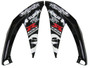 Fairings Suzuki GSXR 600 750 Black Red Relentless Racing  (2008-2009-2010)