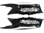 Fairings Suzuki GSXR 600 750 Black Red Relentless Racing  (2008-2009-2010)