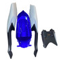 2008-2009-2010 Suzuki GSXR 600 750 White & Blue GSXR Racing Amotopart Fairings Customs Fairing