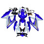 2008-2009-2010 Suzuki GSXR 600 750 White & Blue GSXR Racing Amotopart Fairings Customs Fairing