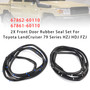 Toyota LandCruiser 79 Series HZJ HDJ FZJ 2X Front Door Rubber Seal Set 6786160110 Generic