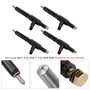 1998-2004 Isuzu NPR 4.8 4HE1 Turbocharged 4Pcs Fuel Injector 9430613736 8971489601 Generic
