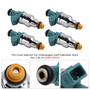 1985-1993 VOLKSWAGON GOLF I JETTA II 4Pcs Fuel Injector 0280150902 Generic