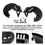 2001-2015 Honda Goldwing and Goldwing Tour models Front Brake Disc Rotor Covers Matte Black Generic