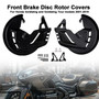 2001-2014 Honda Goldwing GL1800 Front Brake Disc Rotor Covers Matte Black Generic