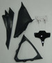 Fairings Suzuki GSXR 600 750 Black Silver Jordan Racing  (2008-2009-2010)