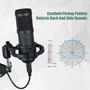 BM800 USB Condenser Microphone for PC Studio Microphone Kit Podcasting Recording