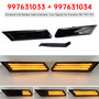 2005-2013 Porsche 987 997 911 2X LED Blinker Side Indicator Turn Signal Smoked 997631033 Generic