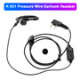 K-031 Pressure Wire Earhook Headset For TK-208 TH-D7 RPU416A KG-UVD1 TG-K4AT