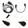 102B Transparent Air Tube Earphone A24 Conversion Line For ICOM A25CE A25N A24