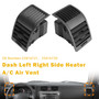 2006-2010 Hummer H3 H3T Dash Left Right Heater A/C Air Vent Outlet Grille 25816721 25816720 Generic