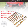 1997-2006 Jeep Wrangler TJ Control Arm Front and Rear w/Cam Bolt Delete and Flag Nuts RO-0034/1025/1030 Generic