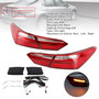 2016-2021 Toyota Camry Sedan 4DR Left+ Right Red Rear LED Brake Tail Lights Generic