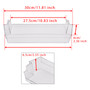 Fridge Shelf Grey Clear Middle or top Door Bin 306mm 289072710 For Dometic Caravan