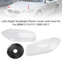 2009-2017 BMW 5 F10/ F11/ F10 LCI /F11 LCI Left+Right Headlight Plastic Cover with Seal Kit Generic