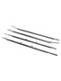 4PCS Weatherstrips Seal 72410-TK8-A11 Door Belt Molding For Odyssey 2011-2017