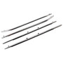 4PCS Weatherstrips Seal 72410-TK8-A11 Door Belt Molding For Odyssey 2011-2017