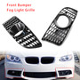 Front Bumper Fog Light Grille For BMW 3 Series E90 E92 E93 M3 Style 2009-2011