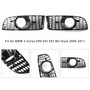 Front Bumper Fog Light Grille For BMW 3 Series E90 E92 E93 M3 Style 2009-2011