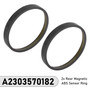 1989-2016 Mercedes Benz C204 W204 S204 2x Rear Magnetic ABS Sensor RingA2303570182 Generic