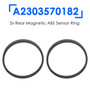 2005-2010 DODGE Charger VI (LX) 2x Rear Magnetic ABS Sensor RingA2303570182 Generic