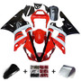 2000-2001 Yamaha YZF-R1 Red White Black YZF Racing Amotopart Fairings Customs Fairing