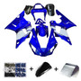 2000-2001 Yamaha YZF-R1 Blue White R1 Racing Amotopart Fairings Customs Fairing