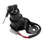 1988-2003 Yamaha XV 535 DX Virago XV 535 2YL 3BR 2-Wire Igniton Key Switch Generic