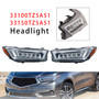 2017-2020 MDX Base Front Left+Right LED Headlight 33100TZ5A51 33150TZ5A51 Generic