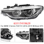 2016-2019 BMW 3 Series F30 320i 330i 340i Left LED Headlight 63117419629 Generic