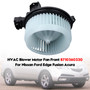HVAC Blower Motor Fan Front 8710360330 For Nissan Ford Edge Fusion Acura