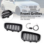 2012-2014 BMW 1 Series F20 F21 2PCS Front Bumper Kidney Grille Generic