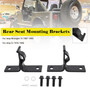 1987-1995 Jeep Wrangler YJ Rear Seat Mounting Brackets Fold and Tumble Generic