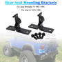 1976-1986 Jeep CJ Rear Seat Mounting Brackets Fold and Tumble Generic