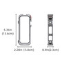 Utility Frame Case Cage for Insta360 X5 Metal Protective Case for Insta 360 X5