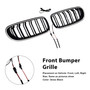 2009-2011 BMW 3 Series E90/E91 Double Rib Front Kidney Grille Gloss Black Generic