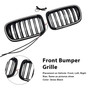 2010-2014 BMW X3/X4 F25/F26 Front Bumper Kidney Grille Gloss Black Generic