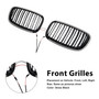 2007-2014 BMW X5 X6 Front Bumper Kidney Grille Gloss Black Generic