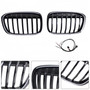 2016-2019 BMW X1 F48 F49 2PCS Gloss Black Front Kidney Grille Generic