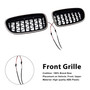 2009-2017 BMW 5-Series F10 F11 Kidney Bumper Grille Gloss Black Generic