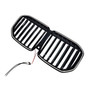 2013-2026 BMW X7 G07 Black Single Line Front Bumper Grille Gloss Black Generic