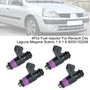 4Pcs Fuel Injector For Renault Clio Laguna Megane Scénic 1.4 1.6 8200132259