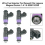 4Pcs Fuel Injector For Renault Clio Laguna Megane Scénic 1.4 1.6 8200132259