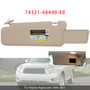 2008-2013 Toyota Highlander Beige Right Side Sun Visor 74321-48490-E0