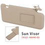 2008-2013 Toyota Highlander Beige Right Side Sun Visor 74321-48490-E0